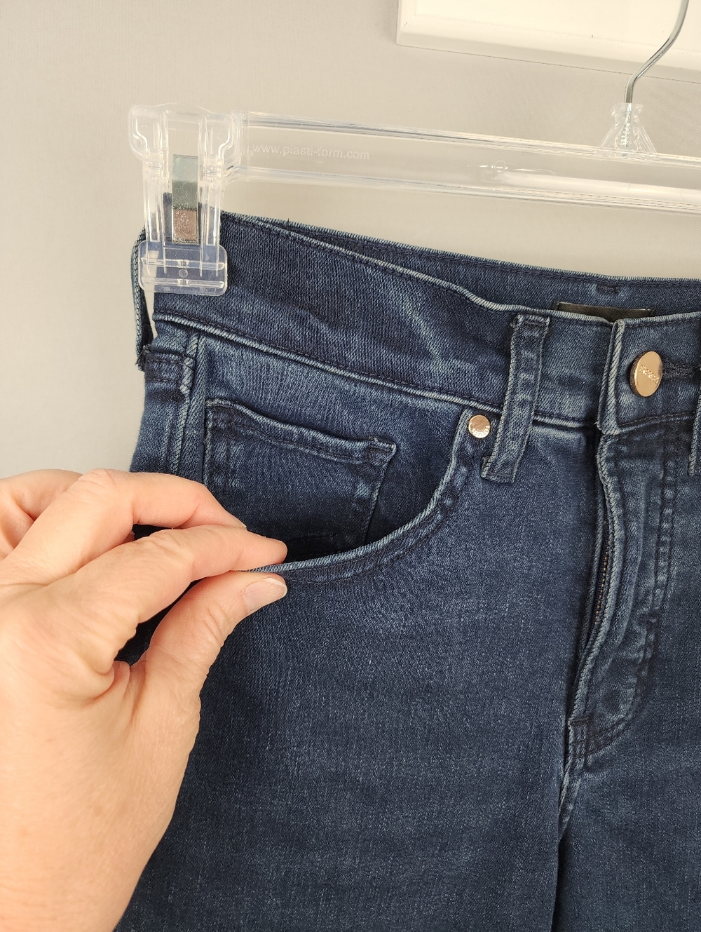 Express Boot Cut Jeans Mid Rise Sz 0 Long - Picture 4 of 8